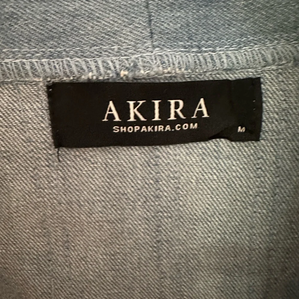 AKIRA Blue and White Striped Cape - Picture 5 of 5
